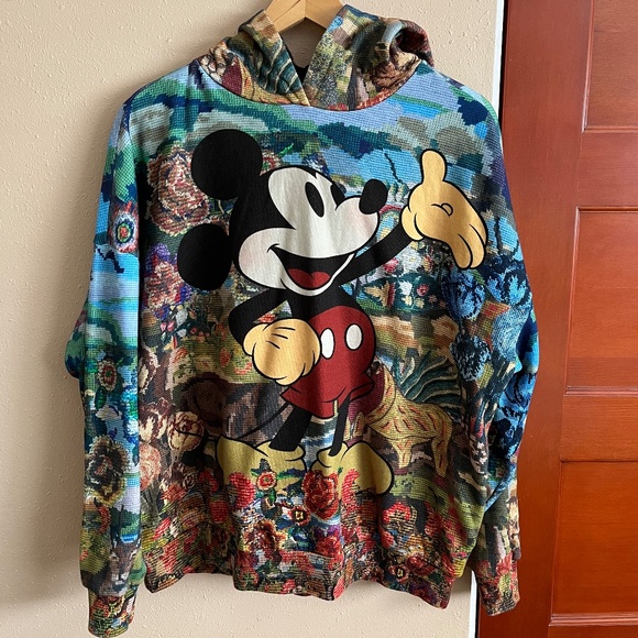 ⚜️🍁Desigual x Christian Lacroix Disney Mickey Mouse hoodie unisex S - Picture 1 of 6